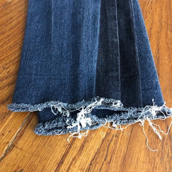 Paige Verdugo ankel raw hem two tone jeans - Picture 9 of 9